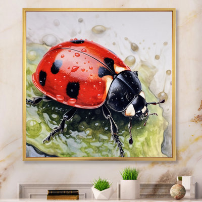 " Red And Black Ladybugs III "