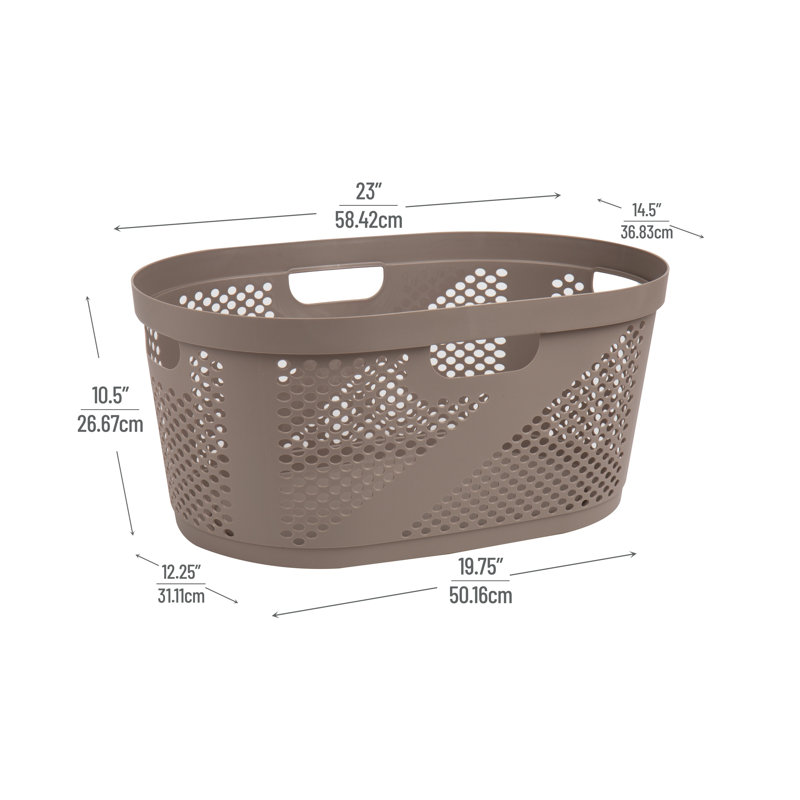 Panier à linge 40 l Mind Mind, Brun clair