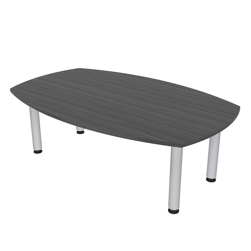 Table de conférence Pavert, Asian Night, Argent, H 30 po x l 144 po x P 48 po