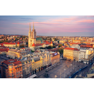 Zagreb, Croatia - Wrapped Canvas Print