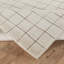 Brown Modern Rug, Chequered Anti-Slip Easy to Clean Rug For Living Room, Dining Room, Bedroom, Kitchen-577552372
