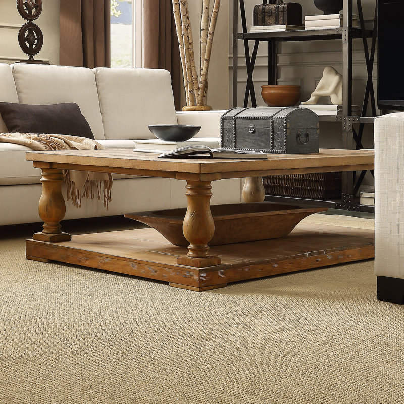 Mentzer Coffee Table, Charcoal Brown