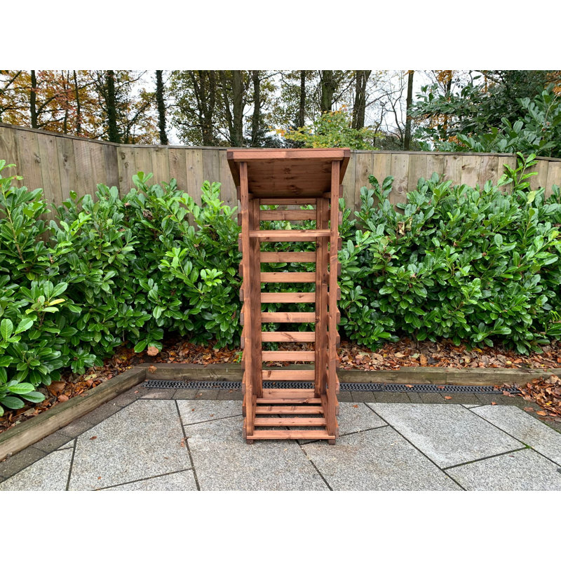 Ogburn 64cm W x 66cm D Solid Wood Log Store