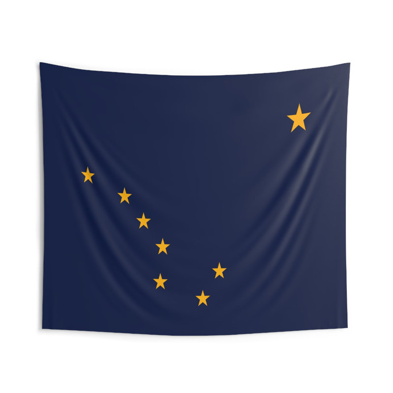 Tapisserie en polyester, H 88 po x l 104 po