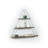 Floating Triangle Bookcase - Rustic Decor, Wall Mounted, Solid Wood Walnut Mounted Design, Walnut/ Accent-129959714