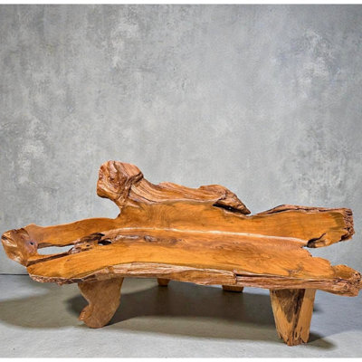 Rhea Solid Teak Wood Bench Indoor/outdoor