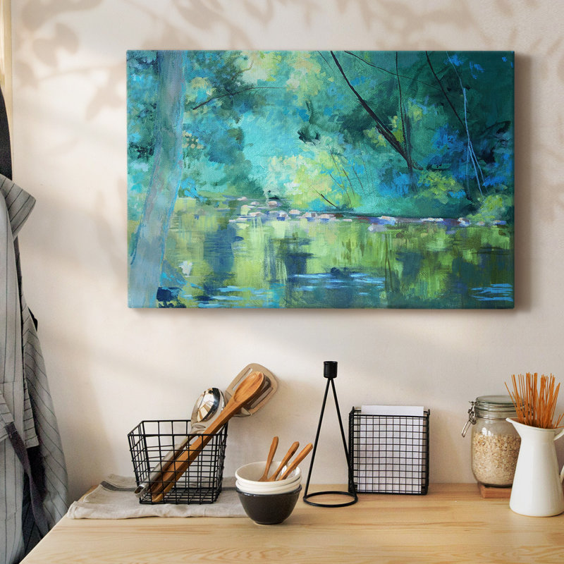 «Housatonic River», toile tendue avec châssis, H 12 po x l 18 po