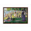Sunday Afternoon On The Island Of La Grande Jatte by Georges Seurat - Floater Frame Panoramic Painting on Canvas-276225000-391968448