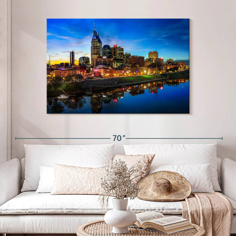 Paysage urbain Sirci Nashville, H 32 po x l 48 po