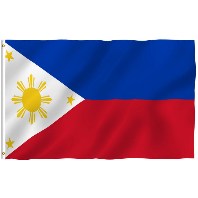 Drapeau des Philippines drapeau de maison en polyester 36 x 60 po