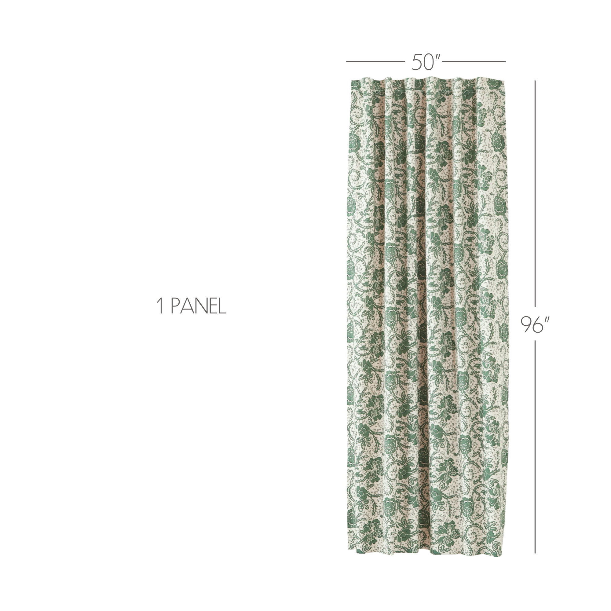 Cowlington Room Darkening Cotton Blend Curtain, 50" W x 96" L