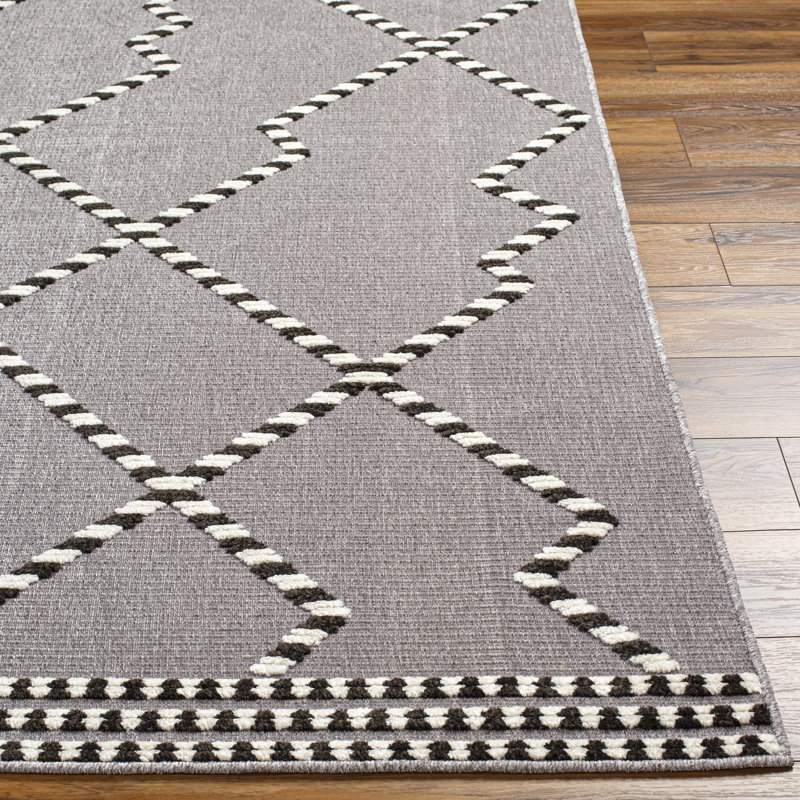 Angeleana Washable Geometric Indoor Rug, Rectangle 3'3" x 5'