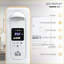 Chaufferette électrique 25,25 po autoportante, 161 pieds carrés Ft., 3 modes, minuterie, télécommande, 1500 W, blanc neige | Blanc | Acier
