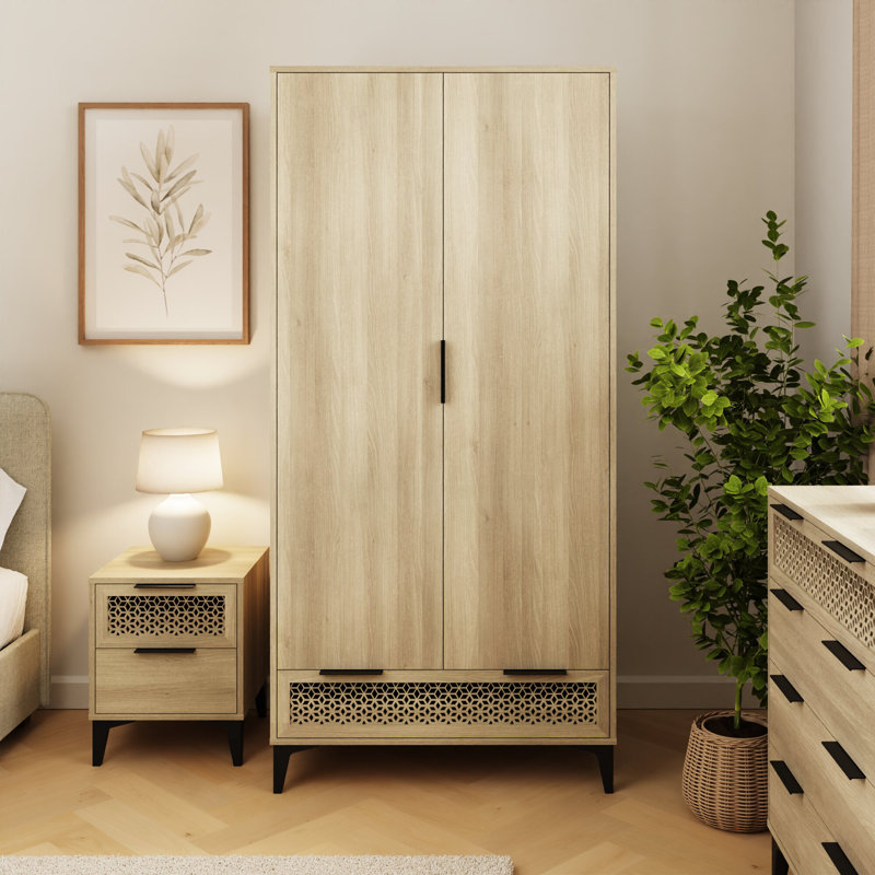 Branscome Manufactured Wood Wardrobe