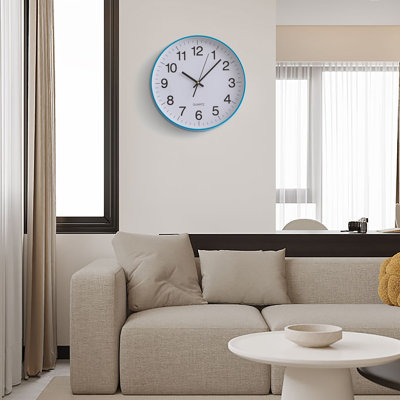 Horloge analogique 14 po Ebern Designs