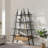 Sailboat-Inspired Bookshelf, 70.87 inch Industrial 4-Tier Open Storage Shelf with Drawer, Wooden & Metal Freestanding Bookcase, Sturdy Display Rack for Living Room, Office & Home Decoration.-1130076225