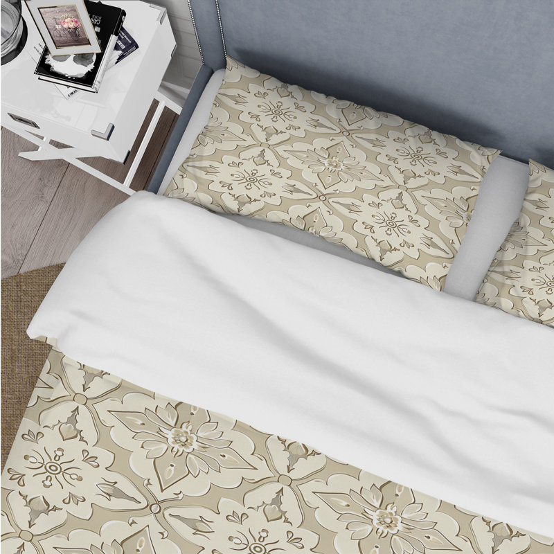 Ensemble de housse de couette Traditional, Housse de couette simple et deux taies décorative