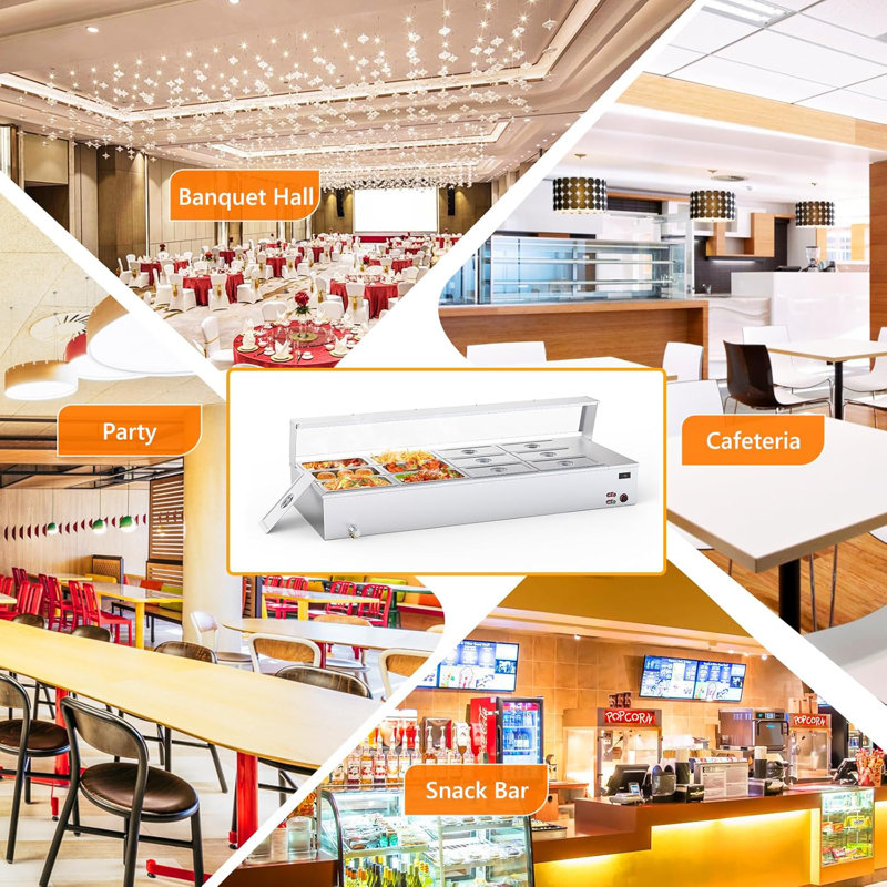 Chauffe-plat commercial 96QT