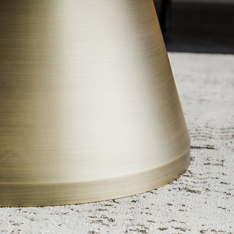 Simple creative rock plate coffee table