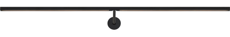 Plural Dome Picture Light, Nightshade Black, 0.5" H x 30" W x 8.9" D, 20.8