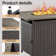 Ensemble de canapé d'extérieur 7 pièces Gymojoy, ensemble de mobilier de patio en osier avec table de foyer, osier en polyéthylène
