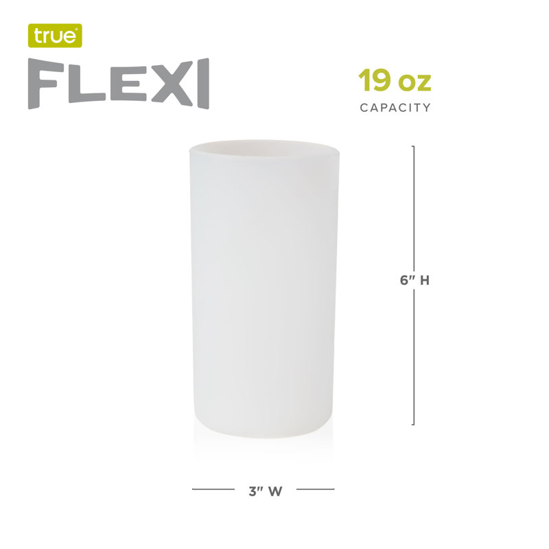 Flexi Silicone Highball Tumblers in Clear