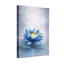 Plantes et fleurs, fleur de lotus bleue, art de la réflexion de l'eau