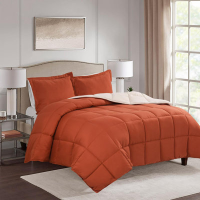 Reversible Lightweight Comforter - All Season Down Alternative Twin Summer Duvet Insert Quilted Bedding Comforters With Corner Tab