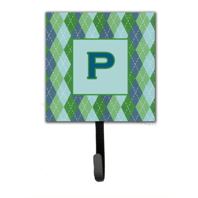 Crochet mural argoyle monogramme, P