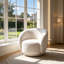 Fauteuil demi-tonneau pivotant avec siège large rembourré 360 ° Boucle-371597604-371597609