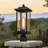 1-Light Transparent Glass Lantern Head
