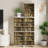 Abdullah 52.76" Foldable Plastic Storage Cabinet with Clear Doors and Removable Shelves-1054414550