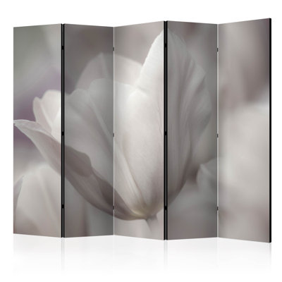 Fundy 225cm W x 172cm H 5 - Panel Solid Wood Folding Room Divider