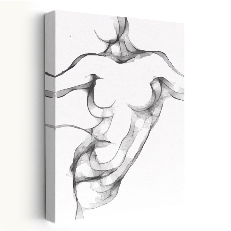 Art figuratif femme I, H 60 po x l 40 po
