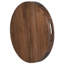 Arooj Round Solid Walnut Serving Tray-1114195648