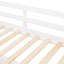 Lit mezzanine simple blanc avec tablettes et rangement - Organisez votre chambre à coucher idéale pour les familles en pleine croissance-962909977