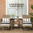 Square 2 - Person 23.2" Long Dining Set with Cushions