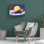 " Wrapped Canvas Wall Art - Key and Sea 'Blueberry Pie' Wall Art for Living Room, Bedroom, or Office Décor - 24x18 " Print