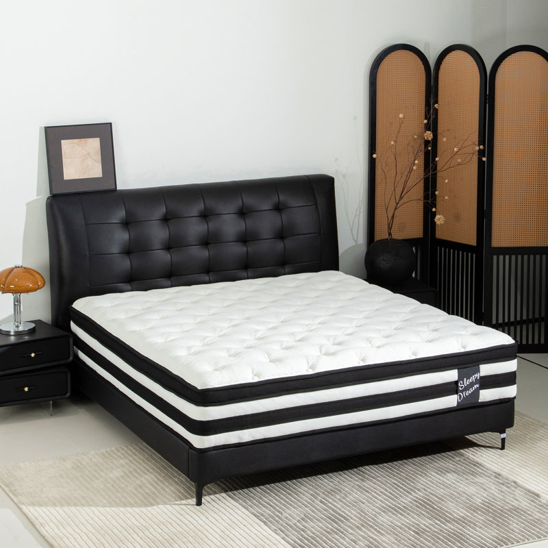 Matelas hybride à ressorts ensachés 12 pouces, Lit double