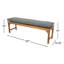 Moorpark Outdoor Teak Bench-947702487-947702492