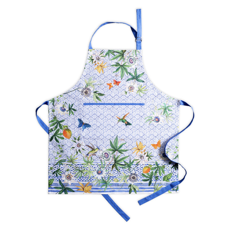 Tablier de cuisine 100% coton 1 pièce Maison D'Hermine Passiflora