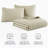 Reversible 3 Pieces Quilt Set - Soft Lightweight Bedspread-109868394-109868397