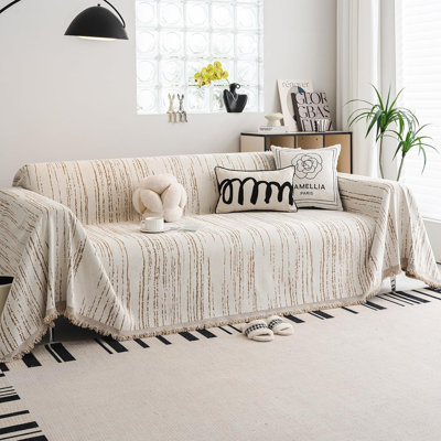 Cotton Box Cushion Sofa Slipcover