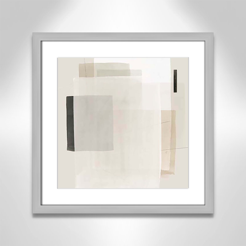 Mystical Momentum I par Hazel J, H 17 po x l 17 po, Encadré de boîte argent