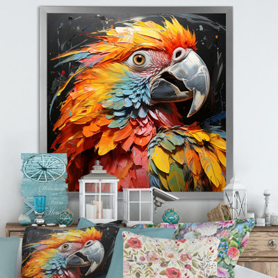 " Yellow Parrot Tropical Tempest I "