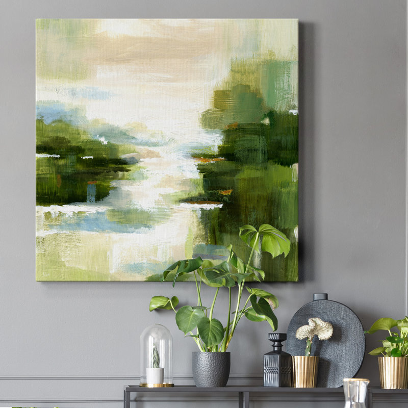 Verte View - Wrapped Canvas Print, 32" H x 32" W x 1" D