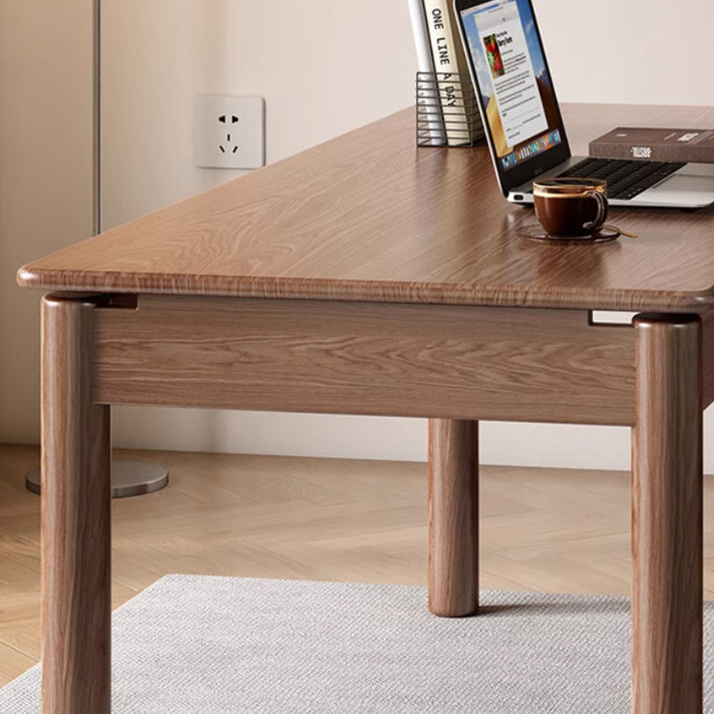 Bureau simple en bois de frêne massif, H 29,52 po x l 43,3 po x P 21,65 po