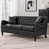 Black Faux Leather