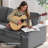 110" Modern Corduroy Sectional Sofa With Usb Charging Ports, Cup Holders & Storage Chaise, Gray-956145535