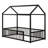Low Profile House Bed With And Enclosed Fence-858432764-858432765